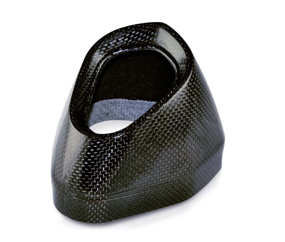 AKRAPOVIC END CAP SET CARBON BLACK V-EC323