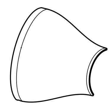 AKRAPOVIC HEAT SHIELD RIGHT BLACK P-HST12SO2R