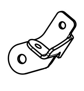 AKRAPOVIC MUFFLER BRACKET STAINLESS STEEL P-X291