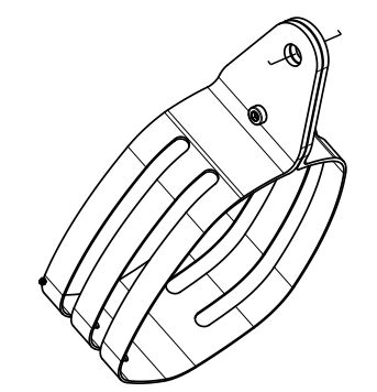 AKRAPOVIC CLAMP MUFFLER CARBON TW9 P-MCTW9