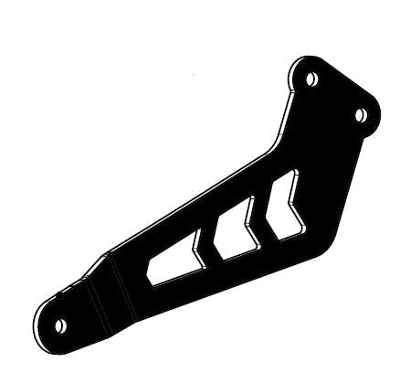 AKRAPOVIC MUFFLER BRACKET ALUMINUM BLACK P-X262