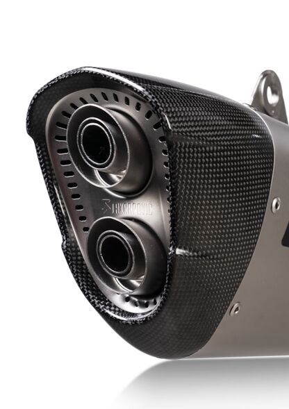 AKRAPOVIC END CAP SET CARBON V-EC395