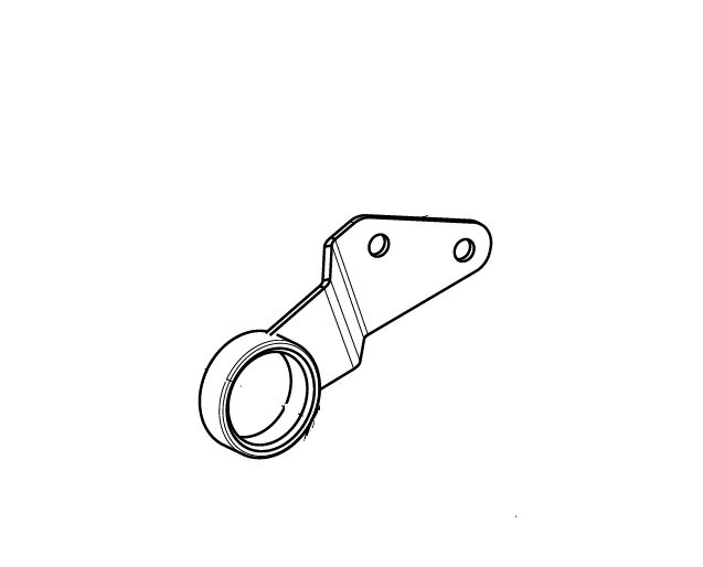 AKRAPOVIC MUFFLER BRACKET STAINLESS STEEL P-X195