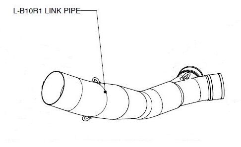 AKRAPOVIC Y-PIPE COLLECTOR STAINLESS STEEL L-K7SO2