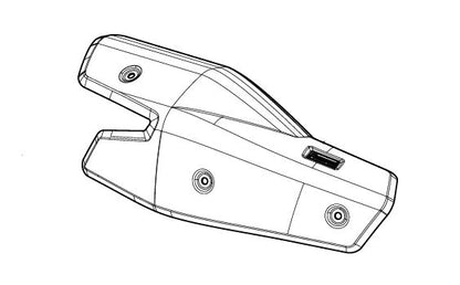 AKRAPOVIC HEAT SHIELD CARBON P-HSK10SO6
