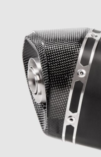 AKRAPOVIC END CAP SET CARBON V-EC439