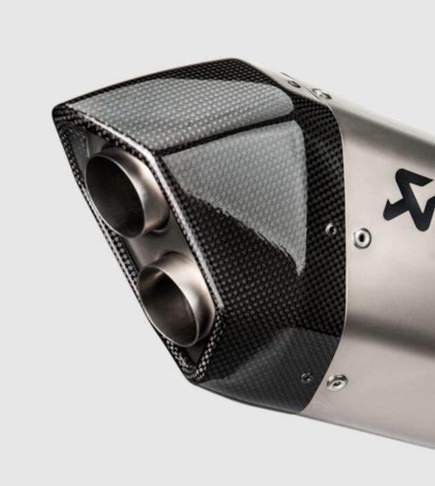 AKRAPOVIC END CAP SET CARBON V-EC442