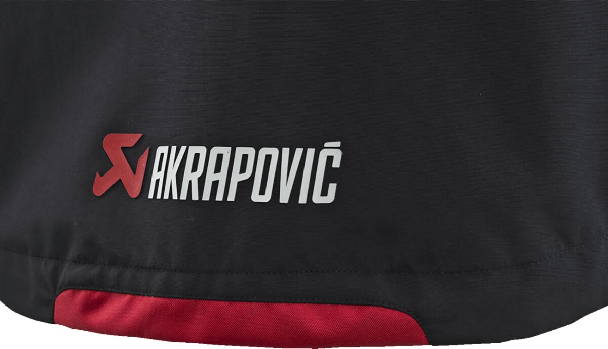 AKRAPOVIC RAIN JACKET BLACK MEN M 802069