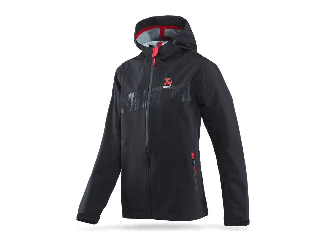 AKRAPOVIC RAIN JACKET BLACK WMN S 802075