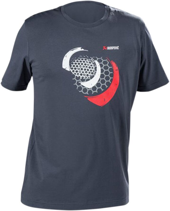 AKRAPOVIC TEE MEN MESH BL/GR XL 801761