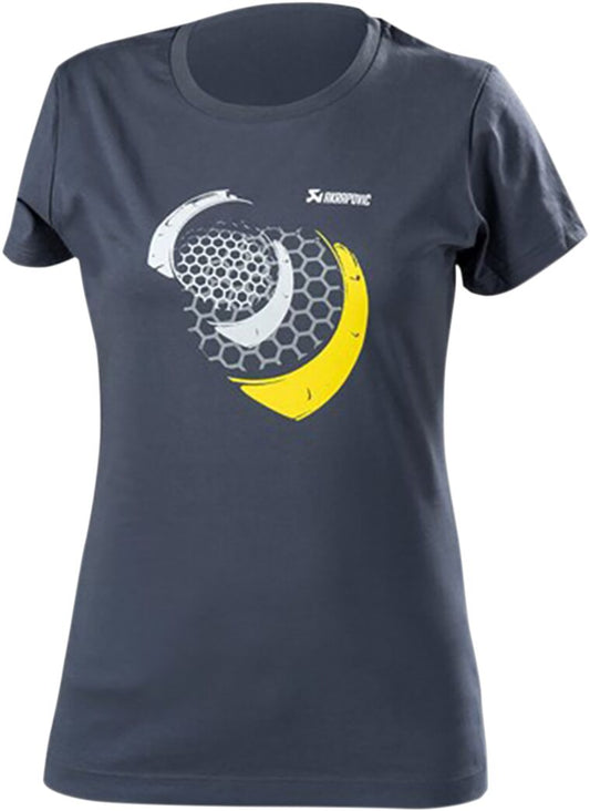 AKRAPOVIC TEE WMEN MESH BL/GR M 801765