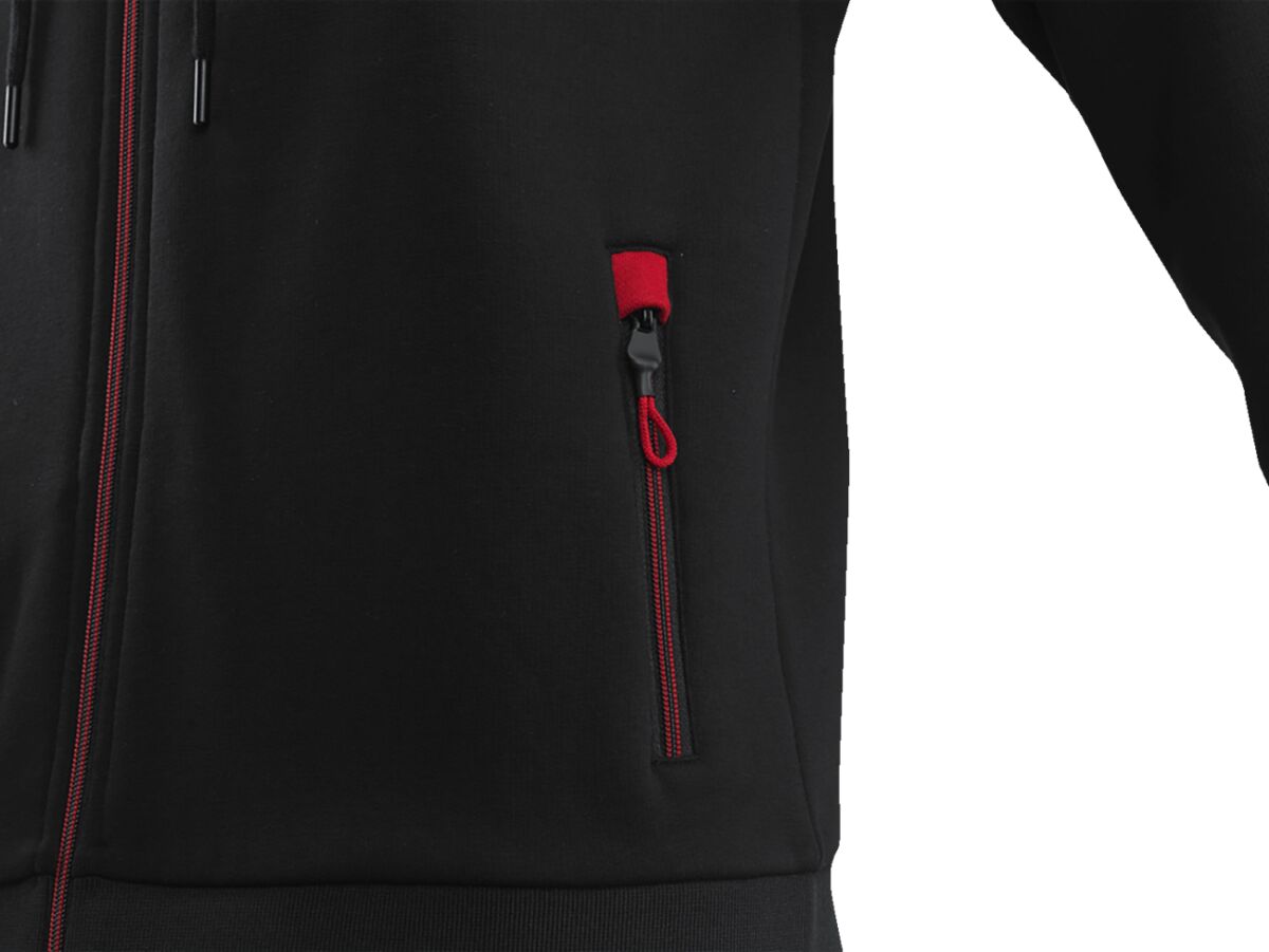 AKRAPOVIC ZIP HOODIE BLACK WMN S 802062