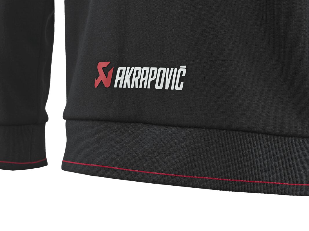 AKRAPOVIC ZIP HOODIE BLACK WMN L 802064