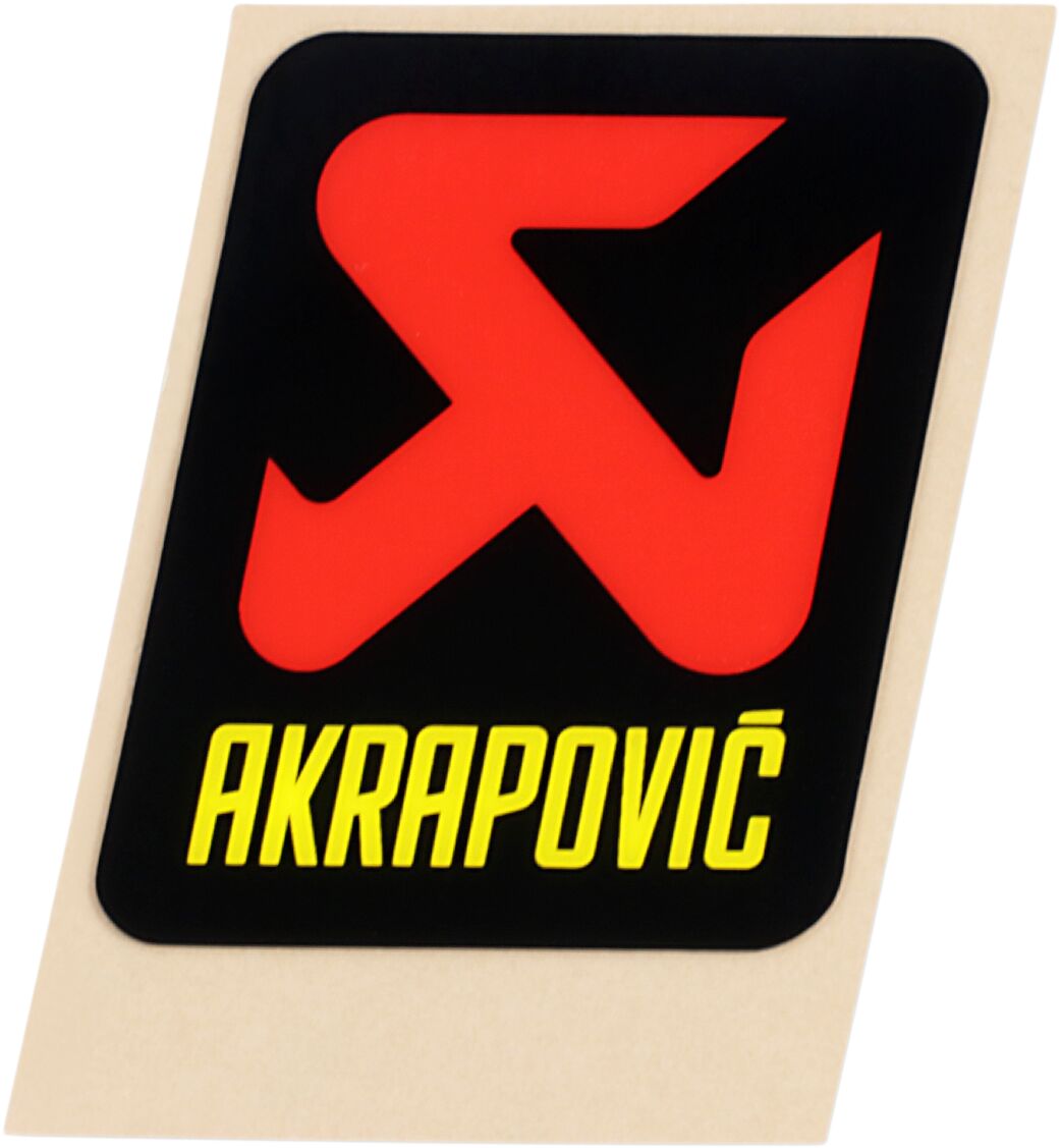 AKRAPOVIC AKRAPOVIC LOGO STICKER VERTICAL 60 MM P-VST3PO