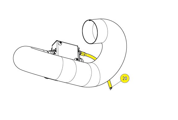 AKRAPOVIC CABLE EXUP VALVE L=815MM (WITH ABS) P-HF805