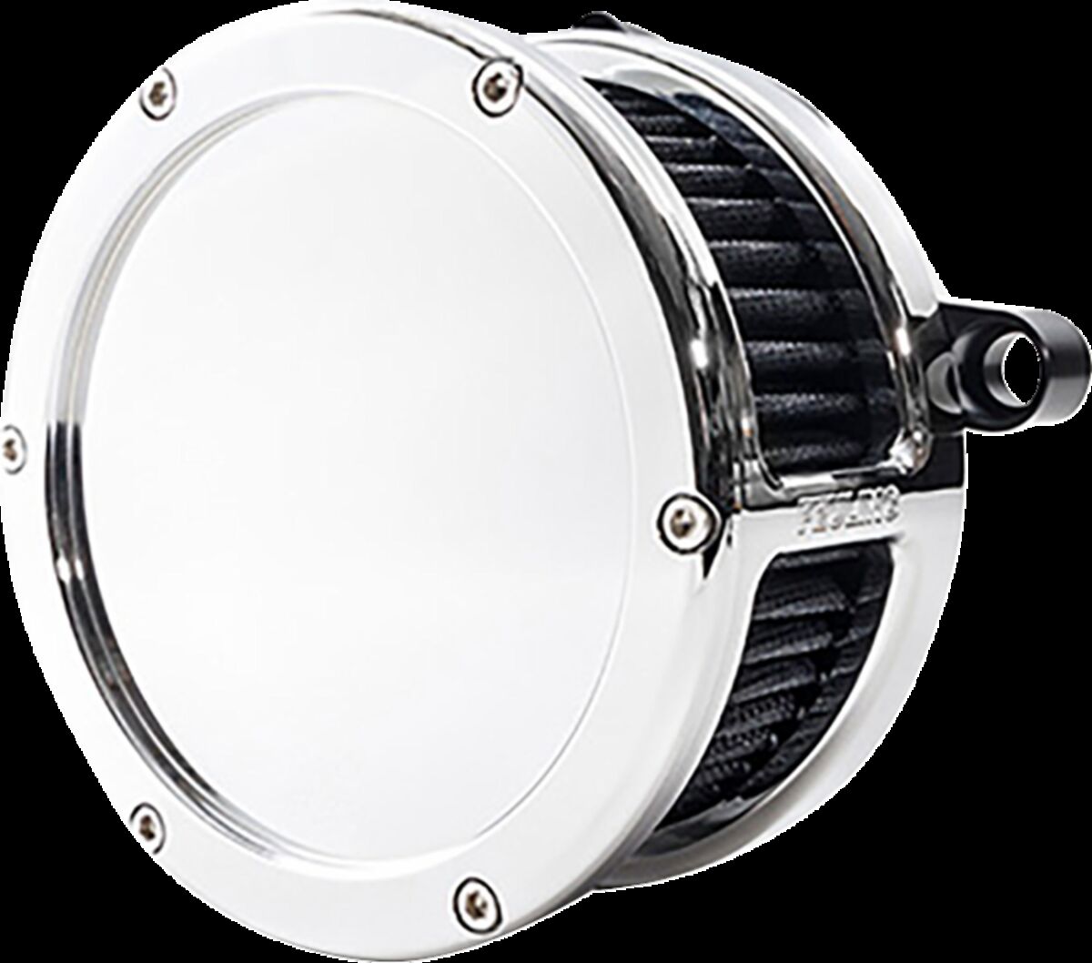 Feuling Parts AIR CLEANER BA SOLID COVER CHROME/BLACK M8 VVT 5577