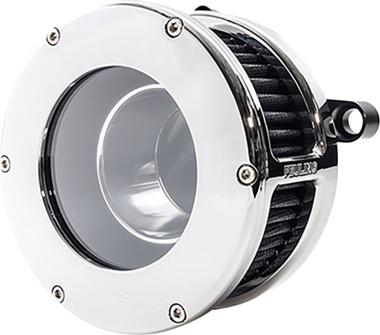 Feuling Parts AIR CLEANER BA CLEAR COVER CHROME/BLACK M8 VVT 5578