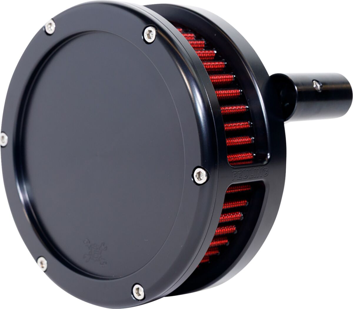 Feuling Parts AIR CLEANER BA SLIM SOLID COVER BLACK/RED 08-16 TOURING 5453-S