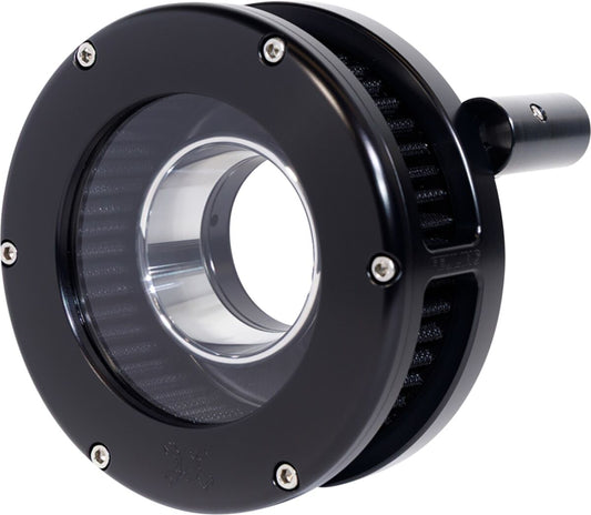 Feuling Parts AIR CLEANER BA SLIM CLEAR COVER BLACK/BLACK 93-99 EVO 5564-S