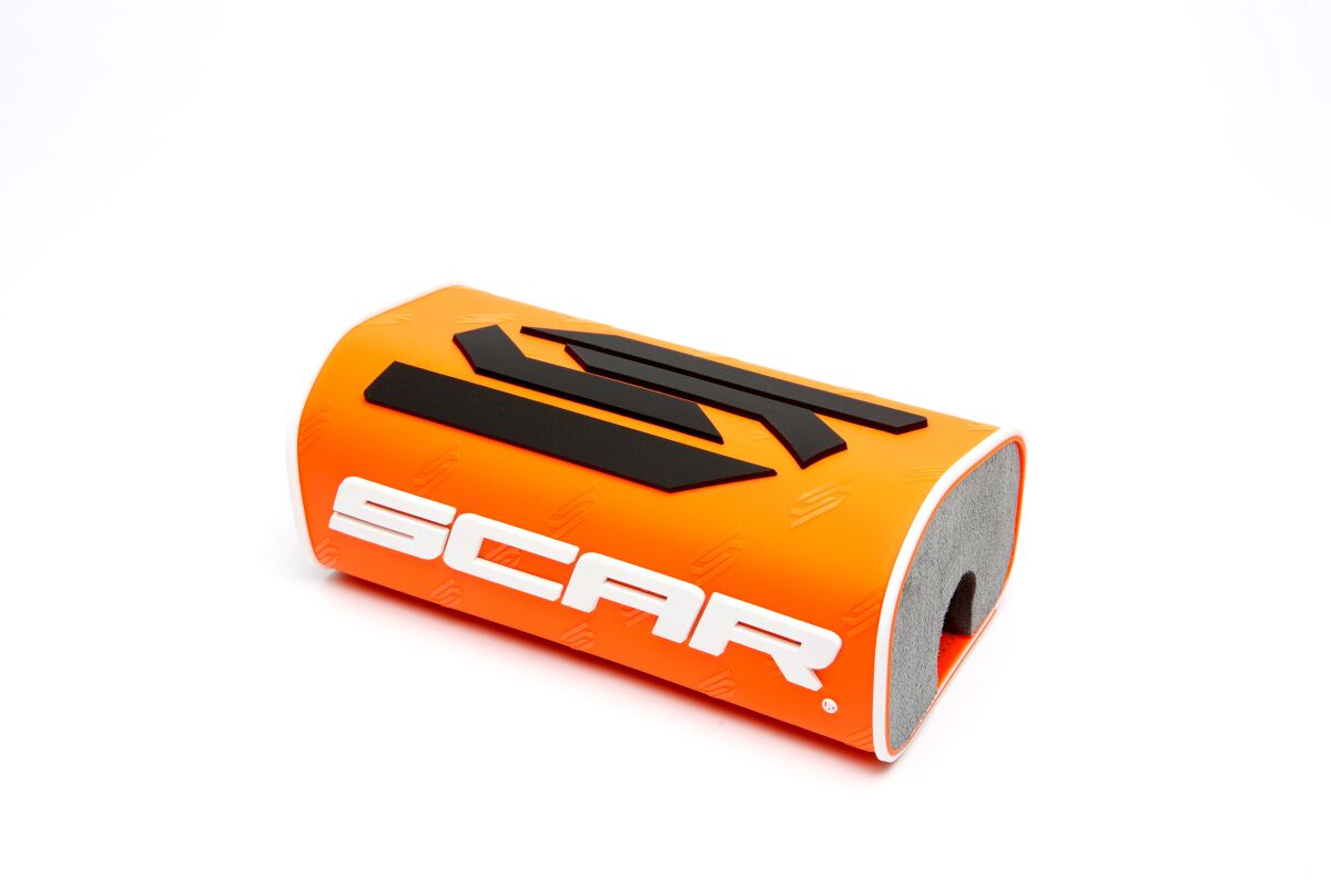 Scar Racing OVERSIZE BAR PADS O2 ORANGE FLUO SMSOOR