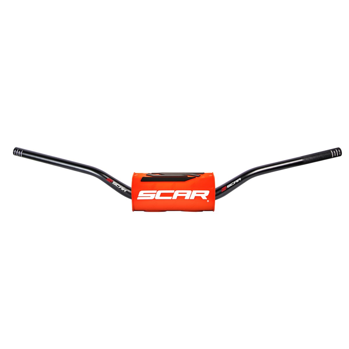 Scar Racing HANDLEBAR O2 LOW BK/OR PAD S9142OR