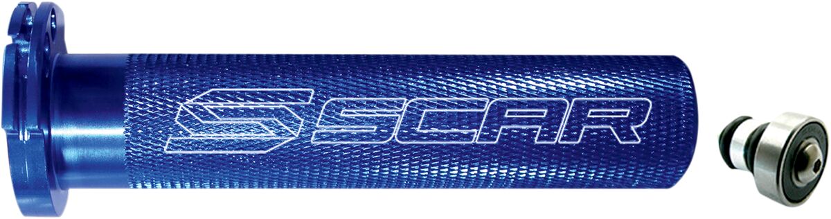 Scar Racing ALUMINUM THROTTLE TUBE & BEARING BLUE TT100B