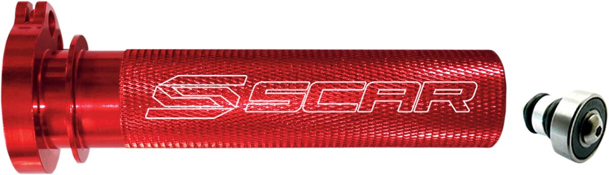 Scar Racing ALUMINUM THROTTLE TUBE & BEARING RED TT100R