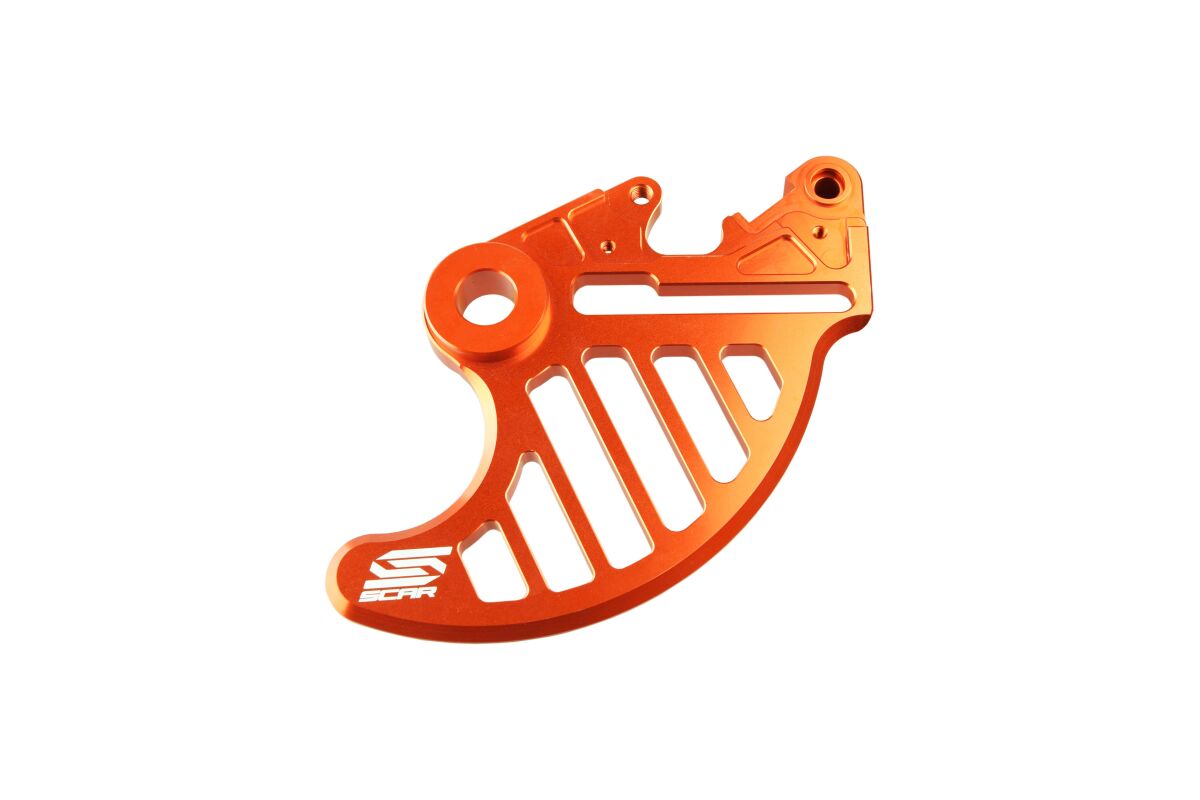 Scar Racing BRAKE ROTOR GUARD REAR ORANGE SRDG500OR