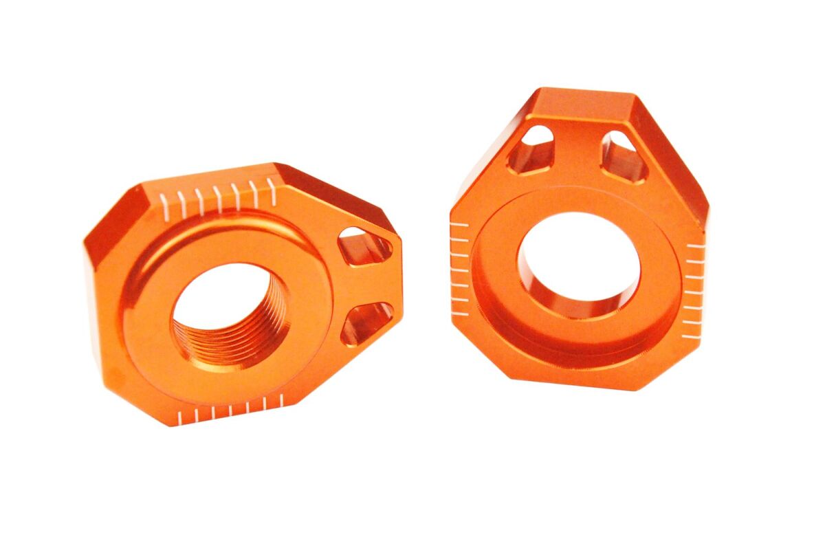 Scar Racing AXLE BLOCKS KTM ORANGE AB503