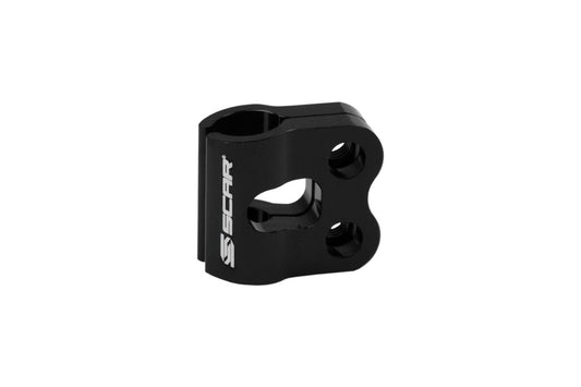 Scar Racing BRAKELINE CLAMP KAWA/SUZ BLACK BLC300BK