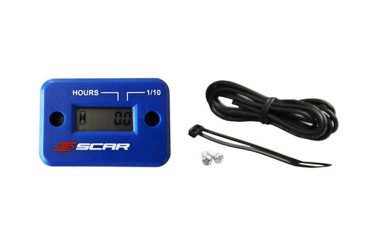 Scar Racing HOUR METER BLUE HMBL