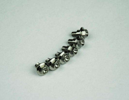 Scar Racing TITANIUM M6X12 PACK OF 6 STIM6FPKT06