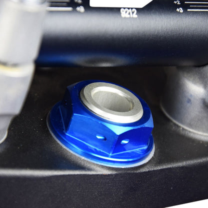 Scar Racing STEERING STEM NUT BLUE 3.24100N