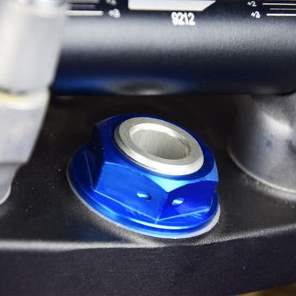 Scar Racing STEERING STEM NUT BLUE 3.24100N