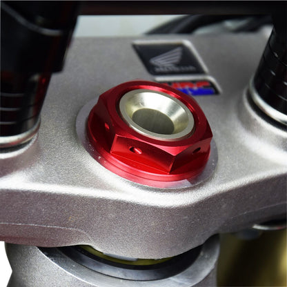 Scar Racing STEERING STEM NUT RED 4.26100N