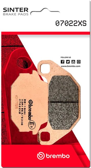 BREMBO BRAKE PAD SINTER XS SCOOTER 07022XS