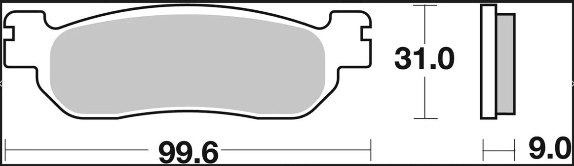 BREMBO BRAKE PAD SINTER XS SCOOTER 07043XS