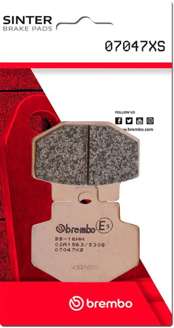 BREMBO BRAKE PAD SINTER XS SCOOTER 07047XS