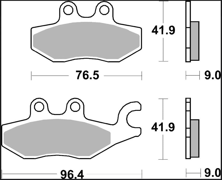 BREMBO BRAKE PAD SINTER XS SCOOTER 07060XS