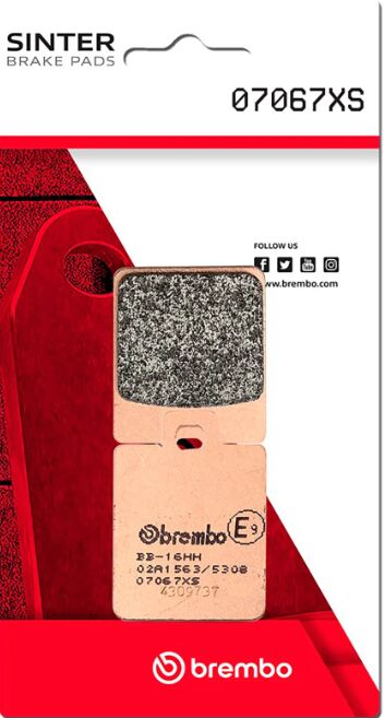 BREMBO BRAKE PAD SINTER XS SCOOTER 07067XS