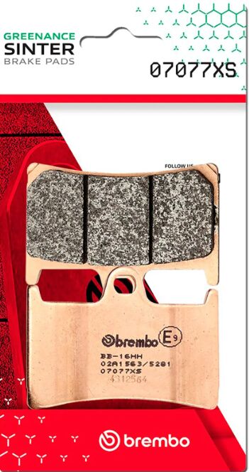 BREMBO BRAKE PAD SINTER XS SCOOTER 07077XS