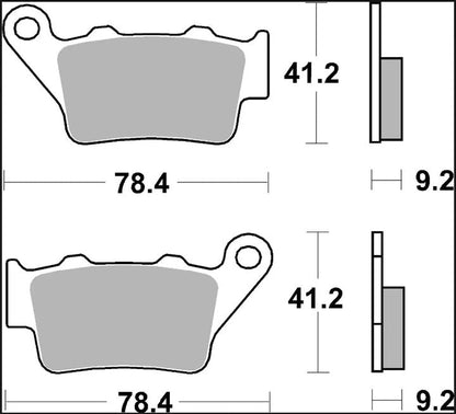 BREMBO BRAKE PAD SINTER SD OFFROAD 07BB02SD