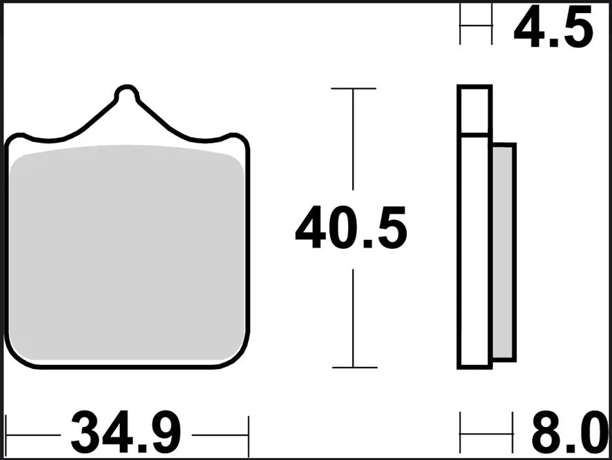 BREMBO BRAKE PAD LA SINT FR 07BB33LA