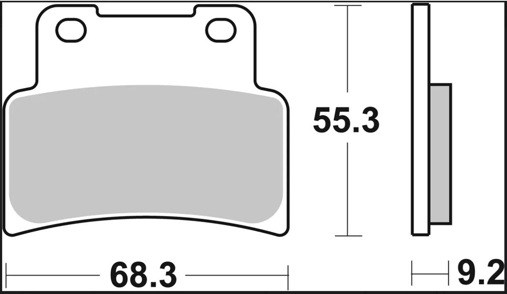 BREMBO BRAKE PAD LA SINT FR 07GR77LA