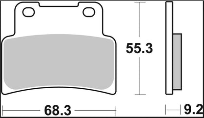 BREMBO BRAKE PAD LA SINT FR 07GR77LA