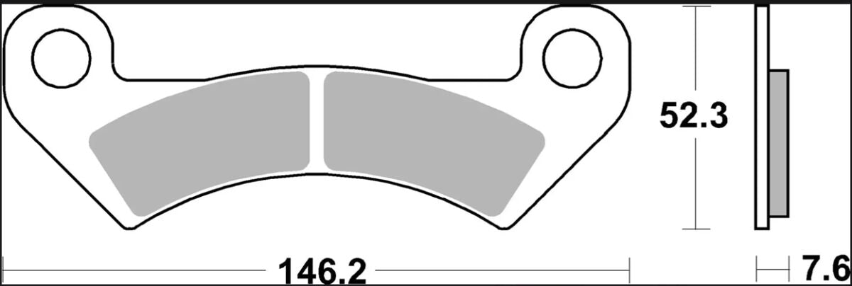 BREMBO BRAKE PAD SINTER SD OFFROAD 07GR85SD