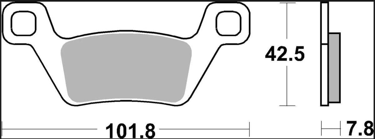 BREMBO BRAKE PAD SINTER SD OFFROAD 07GR86SD