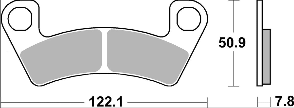BREMBO BRAKE PAD SINTER SD OFFROAD 07GR87SD