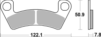 BREMBO BRAKE PAD SINTER SD OFFROAD 07GR87SD