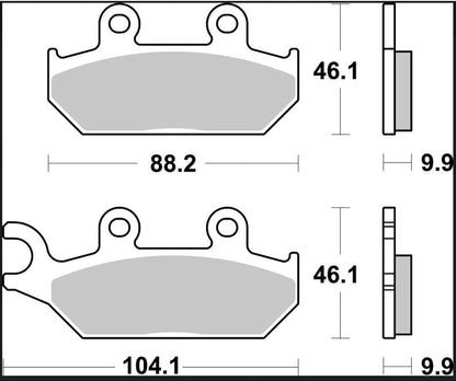 BREMBO BRAKE PAD SINTER SD OFFROAD 07GR98SD